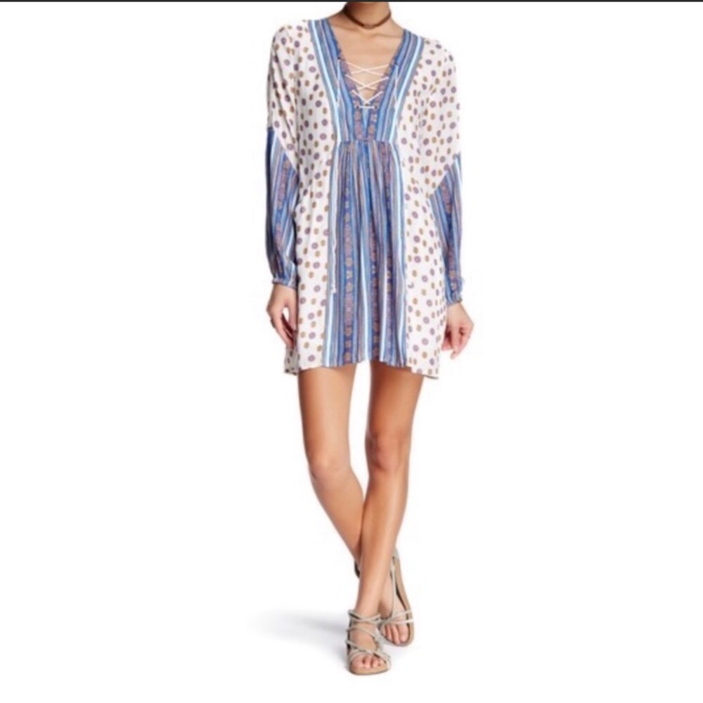 Free People Rain or Shine tunic dress, M